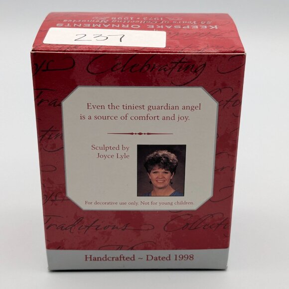 Hallmark Keepsake Guardian Friend 1998 Vintage Angel and Cat Christmas Ornament - Picture 8 of 10